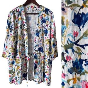 NORTH STYLE Kimono Topper Cardigan Sz XL